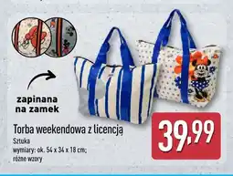 ALDI Torba weekendowa z licencją 54x34x18 cm oferta