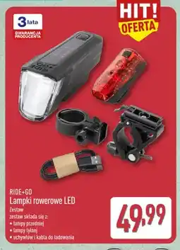 ALDI Lampki rowerowe LED Ride+Go oferta
