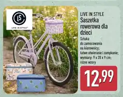 ALDI Saszetka rowerowa dla dzieci Live In Style oferta