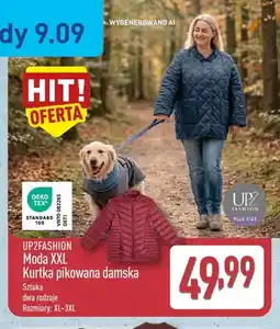 ALDI Kurtka pikowana damska UP2FASHION Moda XXL oferta