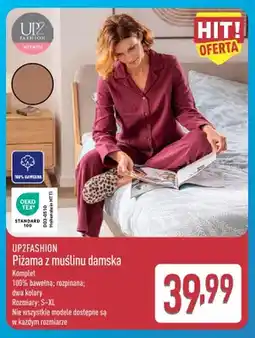 ALDI Piżama z muślinu damska UP2FASHION oferta