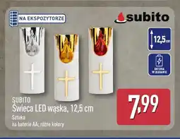ALDI Świeca LED wąska Subito 12,5 cm oferta