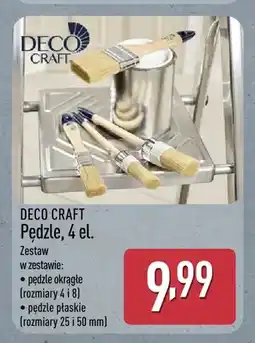 ALDI Zestaw pędzli DECO CRAFT oferta