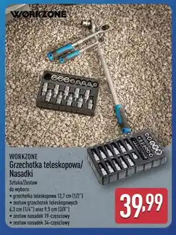 ALDI Grzechotka teleskopowa 12,7 cm (1/2'') Workzone oferta