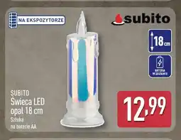 ALDI Świeca LED opal Subito 18 cm oferta