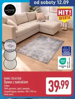 ALDI Dywan z nadrukiem Home Creation oferta
