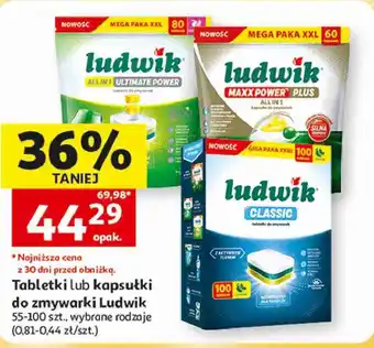 Tabletki lub kapsułki do zmywarki Ludwik