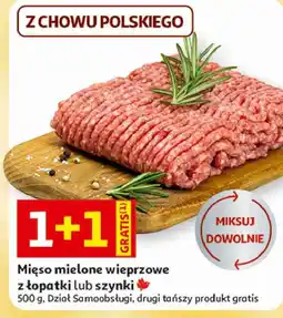 Auchan Mięso mielone wieprzowe z łopatki lub szynki oferta