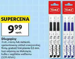 Auchan Długopisy Toma 3 szt oferta