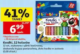 Auchan Kredki moje bambino, 12 kolorów oferta