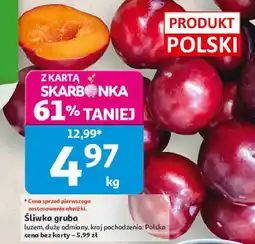 Auchan Śliwka gruba oferta