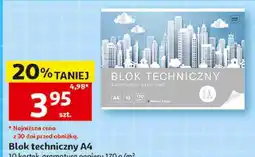 Auchan Blok techniczny A4 oferta