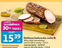 Auchan Kiełbasa krakowska sucha oferta