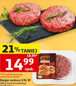 Auchan Burger wołowy XXL Auchan oferta
