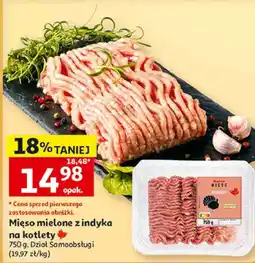 Auchan Mięso mielone z indyka na kotlety oferta