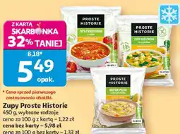 Auchan Zupy Proste Historie, wybrane rodzaje oferta