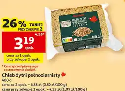 Auchan Chleb żytni pełnoziarnisty Auchan oferta