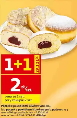 Auchan Pączek z powidłami śliwkowymi oferta