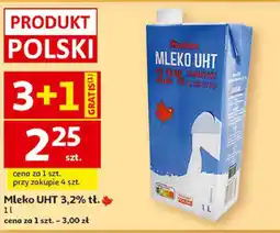 Auchan Mleko UHT 3,2% tł. Auchan oferta