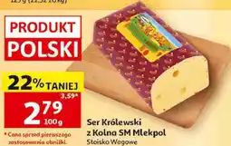 Auchan Ser Królewski z Kolna SM Mlekpol oferta