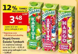 Auchan Napój Owoce Świata Tymbark oferta
