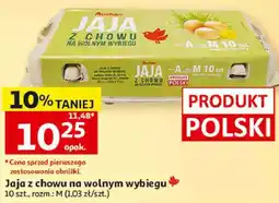 Auchan Jaja z chowu na wolnym wybiegu Auchan oferta