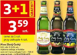 Auchan Piwo Zlatý Český oferta
