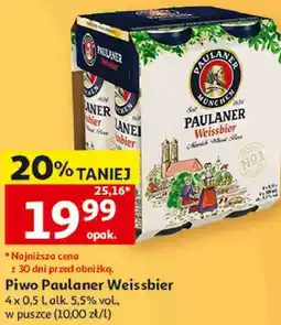 Auchan Piwo Paulaner Weissbier oferta