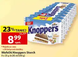 Auchan Wafelki Knoppers Storck oferta