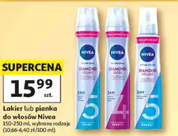 Auchan Lakier lub pianka do włosów Nivea oferta