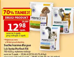 Auchan Sucha karma dla psa lub kota Perfect Fit oferta
