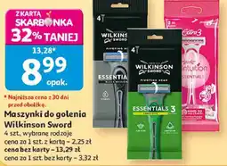 Auchan Maszynki do golenia Wilkinson Sword oferta