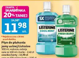 Auchan Płyn do płukania jamy ustnej Listerine oferta