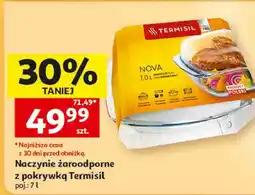 Auchan Naczynie żaroodporne z pokrywką Termisil, poj oferta