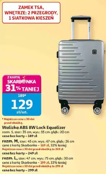 Walizka ABS 8W Lock Equalizer rozm. S