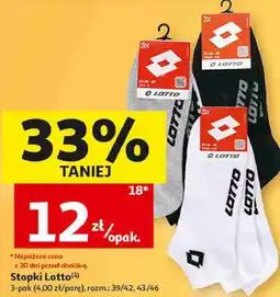 Auchan Stopki Lotto 3-pak oferta