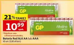 Auchan Baterie GP Super Alkaline AA lub AAA oferta