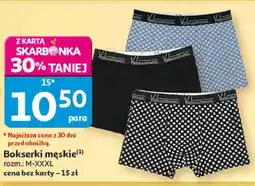 Auchan Bokserki męskie oferta
