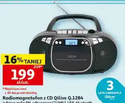 Auchan Radiomagnetofon z CD Qilive Q.1284 oferta