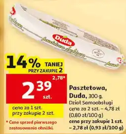 Auchan Pasztetowa, Duda oferta