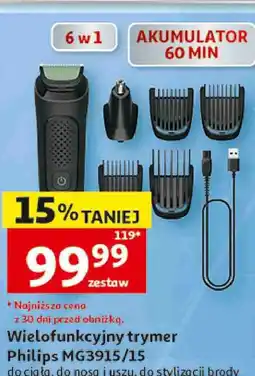 Auchan Wielofunkcyjny trymer Philips MG3915/15 oferta