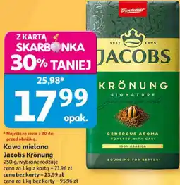 Auchan Kawa mielona Jacobs Krönung oferta