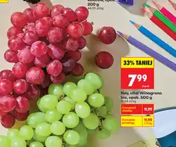 Biedronka Hey, vita! Winogrono bio oferta