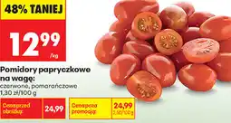 Biedronka Pomidory papryczkowe na wagę oferta