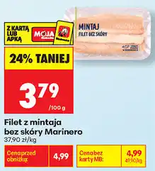 Biedronka Filet z mintaja bez skóry Marinero oferta