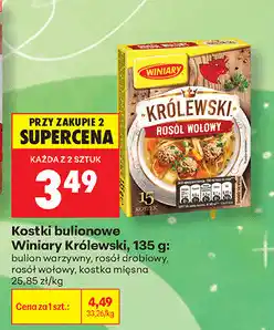 Biedronka Kostki bulionowe Winiary Królewski oferta