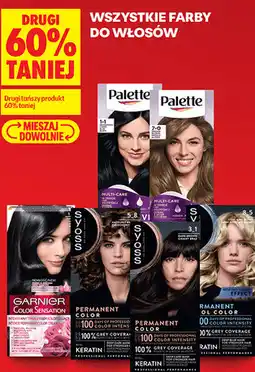 Biedronka Wszystkie farby do włosów oferta