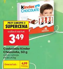 Biedronka Czekolada Kinder Chocolate oferta