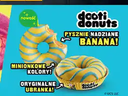 Biedronka Dooti Donuts Minionkowe kolory o smaku bananowym oferta