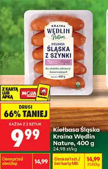 Biedronka Kiełbasa Śląska Kraina Wędlin Nature oferta
